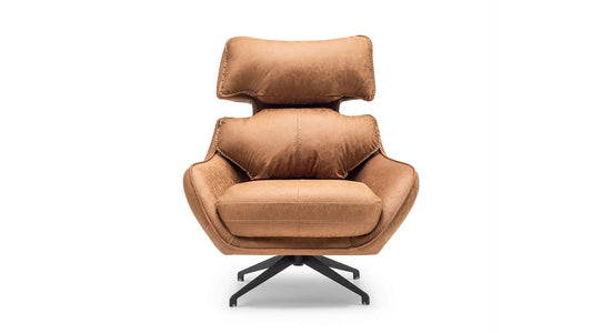 Drehsessel Leon - Luxus Komfort 360 Grad Drehfunktion